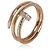 Anello Doppio Cartier Juste un Clou Oro Rosa e Diamanti - vista 2