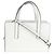 Prada Mini Re-Edition 1995 Borsa con doppio manico in pelle Spazzolato bianca - vista 2