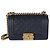 Borsa Chanel Small Boy in pelle caviar matelassé blu navy