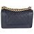 Borsa Chanel Small Boy in pelle caviar matelassé blu navy - vista 2