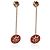 Orecchini Christian Dior Rose Gold Diamond Rose Des Vents - vista 2