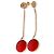 Orecchini Christian Dior Rose Gold Diamond Rose Des Vents - vista 3
