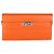 Hermès Orange Epsom Kelly Longue Wallet PHW - vista 8