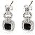 Orecchini Albion David Yurman in argento sterling, onice e diamante