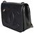 Borsa a patta Chanel CC Mania in pelle di agnello nera - vista 3