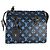 Louis Vuitton Blue Black Monogram Canvas Speedy Amazon PM - vista 8