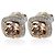 Orecchini Albion David Yurman in oro rosa e argento sterling con morganite e diamante