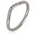 Anello curvo Elsa Peretti in platino e diamanti Tiffany & Co. - vista 2