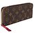 Cartera Clemence de lona Monogram Fuschia Louis Vuitton - vista 4