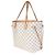 Louis Vuitton Rose Ballerine Damier Azur Canvas Neverfull MM - vista 3