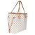 Louis Vuitton Rose Ballerine Damier Azur Canvas Neverfull MM - vista 4