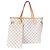 Louis Vuitton Rose Ballerine Damier Azur Canvas Neverfull MM - vista 8