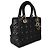Christian Dior Black Lambskin Cannage Medium Lady Dior - vista 2