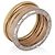 Bulgari Anello BVLGARI B.zero1 in oro tricolore - vista 2