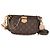Louis Vuitton Rose Clair Monogram Canvas Multi Pochette Accessoires
