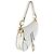 Borsa Saddle Media in pelle di vitello granulata bianca Christian Dior - vista 2