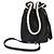 Prada Mini Borsa Secchiello in Crochet Effetto Raphia Nero con Coulisse - vista 2