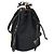 Prada Mini Borsa Secchiello in Crochet Effetto Raphia Nero con Coulisse - vista 4