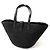 Autre Marque Sac cabas Saint Laurent en raphia Noir - vue 2