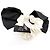 Scrunchie in seta Chanel Coco Mark con nastro - vista 2