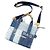 Borsa Tote Piccola in Denim Marc Jacobs - vista 2