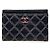 Tarjetero Chanel Coco Mark Double Stitch