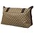 Borsa a tracolla Gucci GG Supreme in pelle beige - vista 2