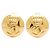 Chanel Coco Mark Vintage Clip-On Ohrringe mit Kronenmotiv