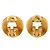 Chanel Coco Mark Vintage Clip-On Ohrringe mit Kronenmotiv - Ansicht 2
