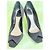 Dior Eclipse Décolleté peep-toe nero - vista 5