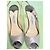 Jimmy Choo Décolleté Slingback Glitter Oro/Argento - vista 6