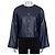 Céline NWT Celine Kurze Jacke aus blauem Lammleder Sz.38/M Gebraucht
