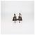 Stella Mc Cartney Sandali Slide con Catena Stella McCartney Stampa Python Marrone - vista 5