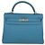 Hermès Borsa Hermes Kelly Retourne 32 in pelle Togo Vert Bosphore con hardware Palladium