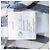 T-shirt girocollo a righe in cotone e lino blu e bianco Loro Piana - vista 6