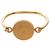 Céline Bracciale rigido Celine Gold Plated Coin