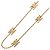 Céline Collar Celine Triomphe chapado en oro