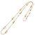 Céline Collar Celine Triomphe chapado en oro - vista 2