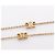Céline Collar Celine Triomphe chapado en oro - vista 6