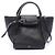 Céline Celine Big Bag Small borsa a mano in pelle nera