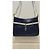 Autre Marque Lancaster Borsa a tracolla in pelle blu e bianca con ciondolo a cuore - vista 3