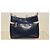 Autre Marque Lancaster Borsa a tracolla in pelle blu e bianca con ciondolo a cuore - vista 8