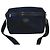 Longchamp Borsa a tracolla in tela e pelle blu navy