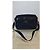 Longchamp Borsa a tracolla in tela e pelle blu navy - vista 5