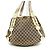 Borsa Tote Gucci GG Canvas beige - vista 2