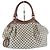 Borsa Gucci Beige in Pelle e Tela