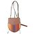 Céline Borsa a tracolla Celine in tela e pelle marrone