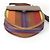 Céline Borsa a tracolla Celine in tela e pelle marrone - vista 7