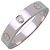Cartier Love 1 Diamond Band Platinum with Diamond