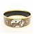 Hermès Brazalete Hermes Bangle Printed Enamel Wide - vista 2